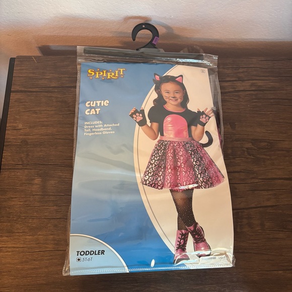 Other - Girls Halloween cat costume size 5T-6T